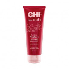 The restoring mask for a dyed hair of Chi Rose Hip Oil Recovery Treatment with oil of a rose and a keratin, 237 ml