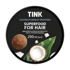 The restoring mask for hair of Tink SuperFood For Hair Coconut & Wheat Proteins Mask the Coco and wheaten proteins, 250 ml