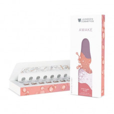 The restoring skin serum around eyes of Janssen Cosmetics Ampoules Eye Flash Fluid, 7*1.5 ml