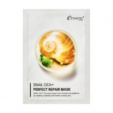 The restoring fabric face pack Esthetic House Snail Cica + Perfect Repair Mask on the basis of a mutsin of a snail, 25 ml