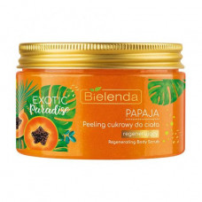 Wosstanawliwaueschtschi sugar body scrub of Bielenda Exotic Paradise Regenerating Body Scrub Papaja Papaya, 350 g