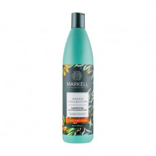 Wosstanawliwaueschtschi shampoo for hair of Markell Green Collection with oil of an olive and an argania, 250 ml (bottle)