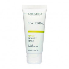 Apple Christina Sea Herbal Beauty Mask Green Apple face pack for the fat and combined skin, 60 ml