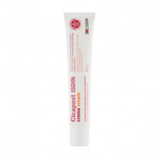 The healing body cream and the persons Isdin Cicapost Dermatological Care Post-Cicatrization Cream, 50 g