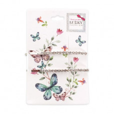 Hairpins for Lukky hair silvery, 2 pieces (T18469)