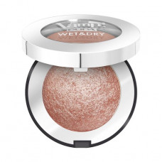 The baked eye shadow Pupa Vamp! Wet & Dry Eyeshadow 103 Rose Gold with the shining finish, 2.5 g