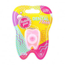 Tooth Global White Bubble Gum thread, 1 piece