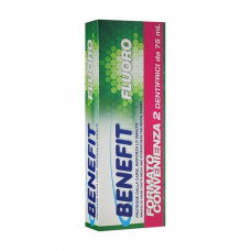 Tooth paste duet with Mil Mil Benefit fluorine, 2*75 ml