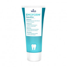 The Dr. Wild Emoform Sensitive toothpaste for sensitive teeth, with mineral salts and fluoride, 75 ml