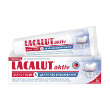 Toothpaste Lacalut Activ Zashchita of Gums & Careful Bleaching, 75 Ml