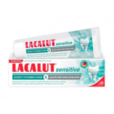 Toothpaste Lacalut Sensitive Zashchita of Sensitive Teeth & Careful Bleaching, 75 Ml