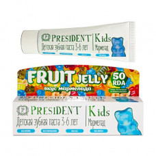 Toothpaste nursery of PresiDENT Kids Fruit Jelly fruit jelly of 3-6 years, 50 ml