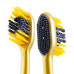 Toothbrush of Colgate 360 ° Gold with charcoal, antibacterial bristles, soft, 1 piece