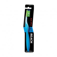 Reach Dual Effect toothbrush of Average rigidity, blue, 1 piece