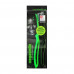 Megasmile Black Whitening Loop toothbrushes of average rigidity, 2 pieces