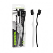 Megasmile Soft Black Whitening toothbrushes soft, 2 pieces