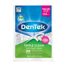 Toothpick with tooth DenTek thread Threefold clarification, 150 pieces